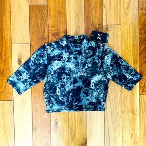 Under Armour Women's Meridian Print Cropped Fitted T-Shirt Women's Size M